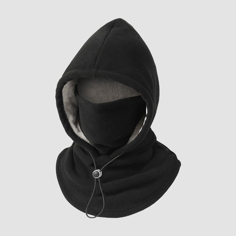 Cagoule 3-en-1 doublée sherpa – Noir