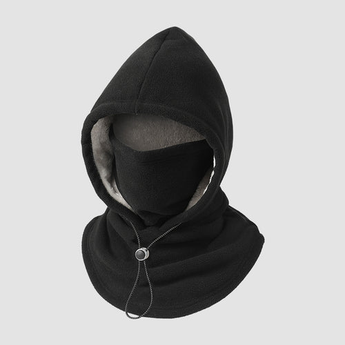 Cagoule 3-en-1 doublée sherpa – Noir