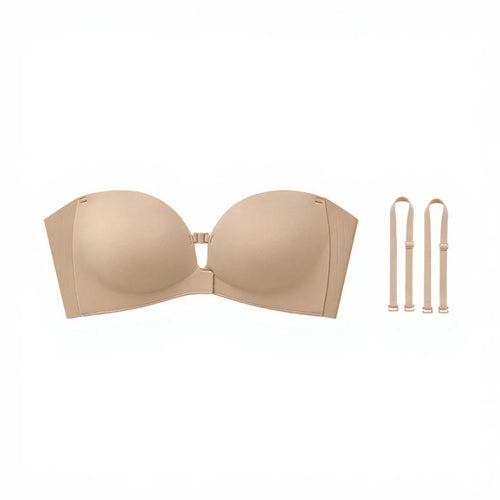 Soutien-gorge sans bretelles push-up – Peau, avec bretelles amovibles